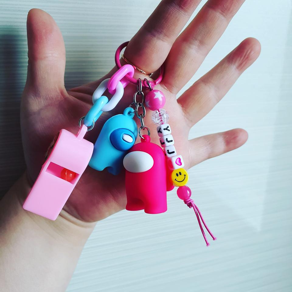 이니셜키링 어몽어스키링