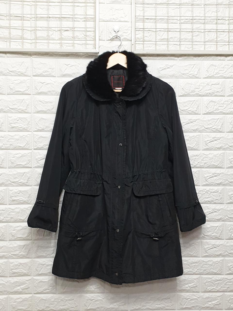 세아뜨  패딩자켓(카라부분밍크)