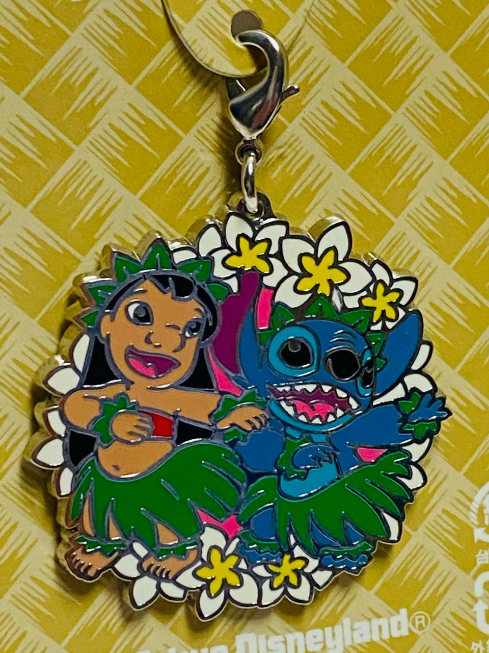 디즈니 스티치 릴로 하와이 댄스 폰악세사리 장식