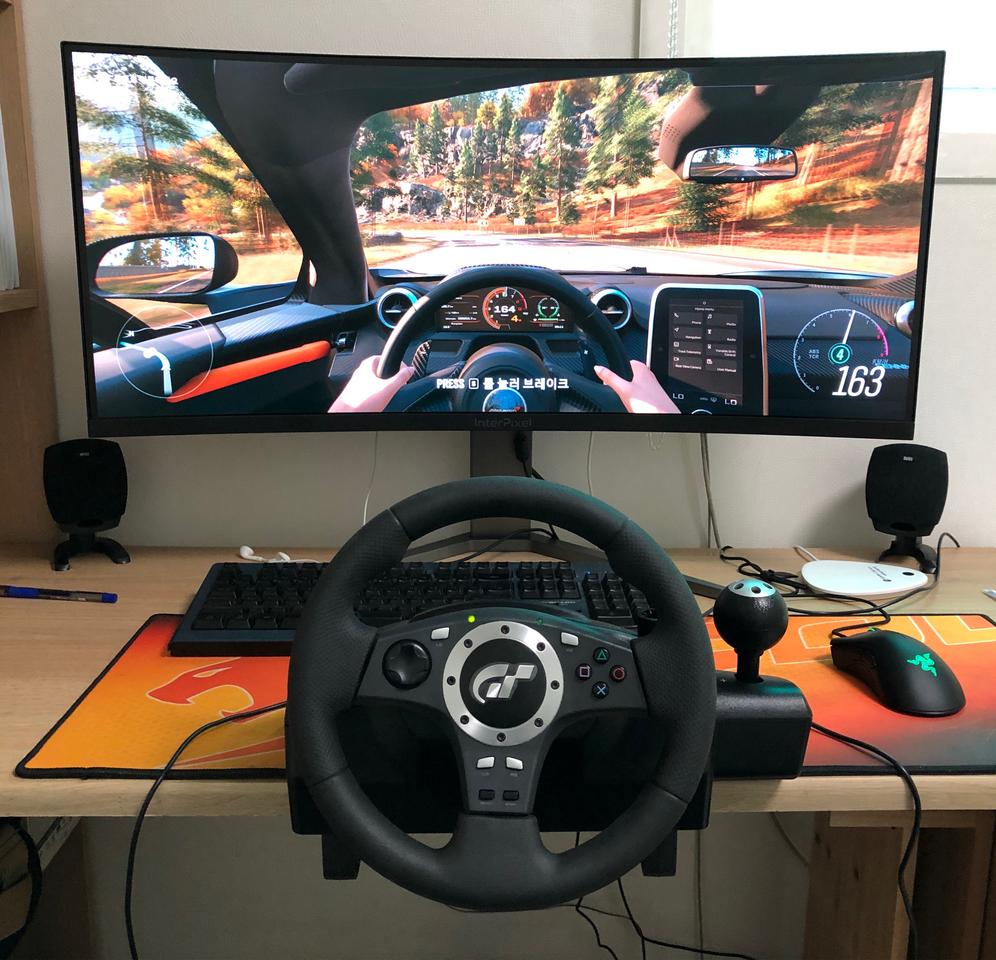 인터픽셀 IPU3431 34인치 21:9 Ultra WQHD 커브드 모니터