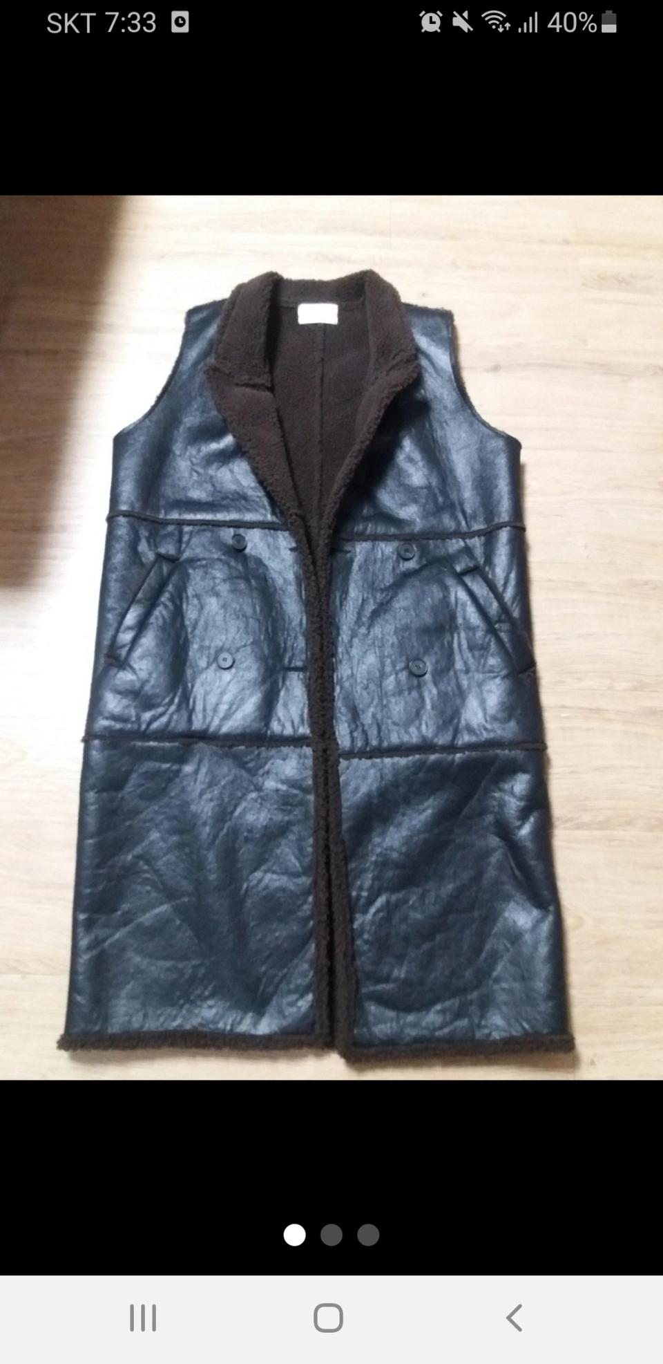 무스탕롱조끼(free