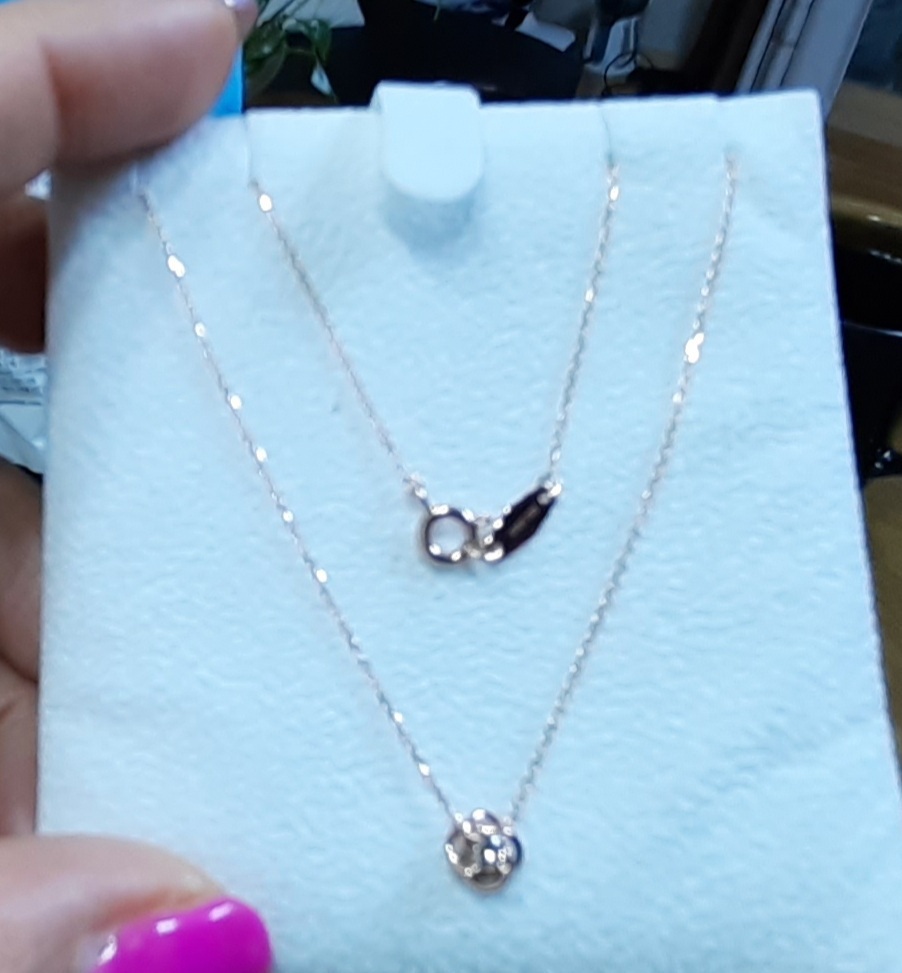 스톤헨지 14K 다이아 목걸이M556D