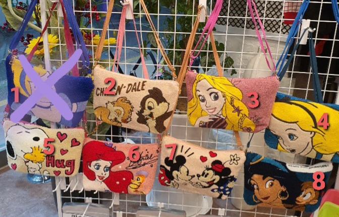 디즈니 크로스 가방