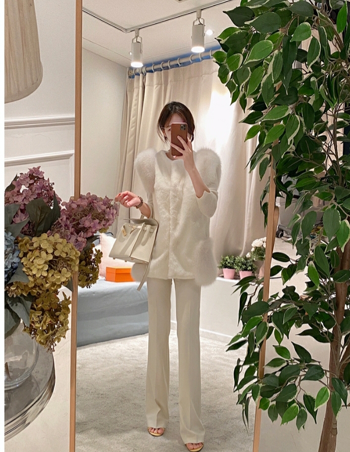 업클로젯 밍크퍼베스트 에코밍크