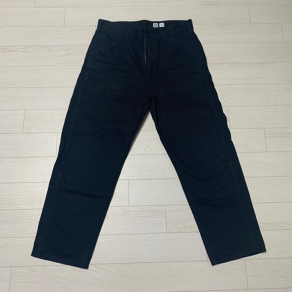 유니클로 와이드 데님 팬츠(블랙) 31인치