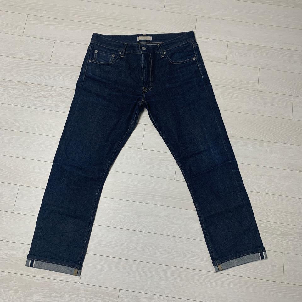 유니클로 생지 데님 슬림핏