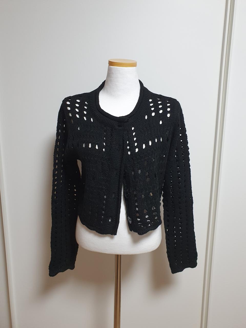 블랙 니트가디건. 새상품!