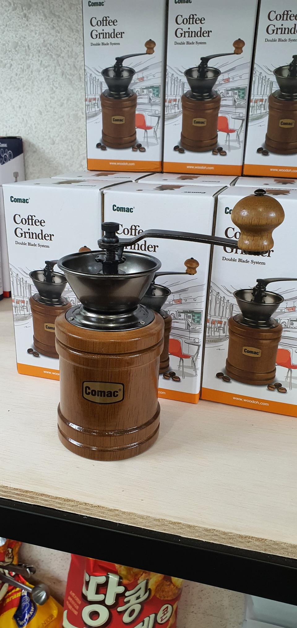 원두공짜+ 앤틱 그라인더 이중날 오픈형 판매