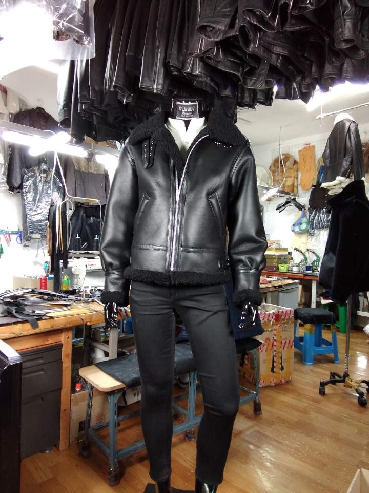 B3 항공점퍼 양털무스탕