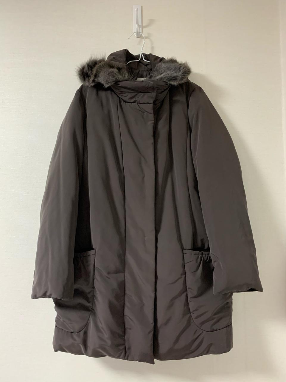 DECO 데코 여우털 패딩