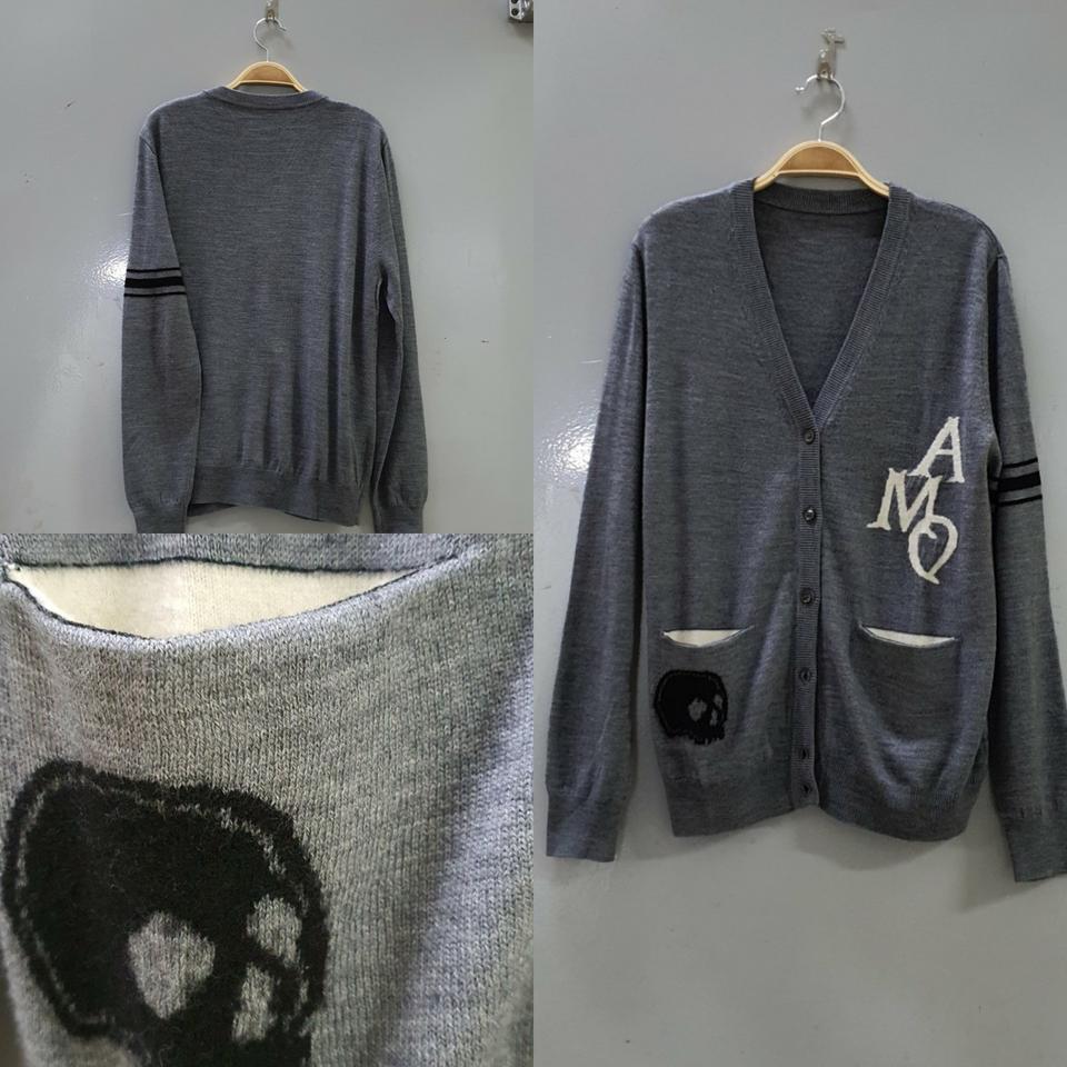 (중고)회색가디건