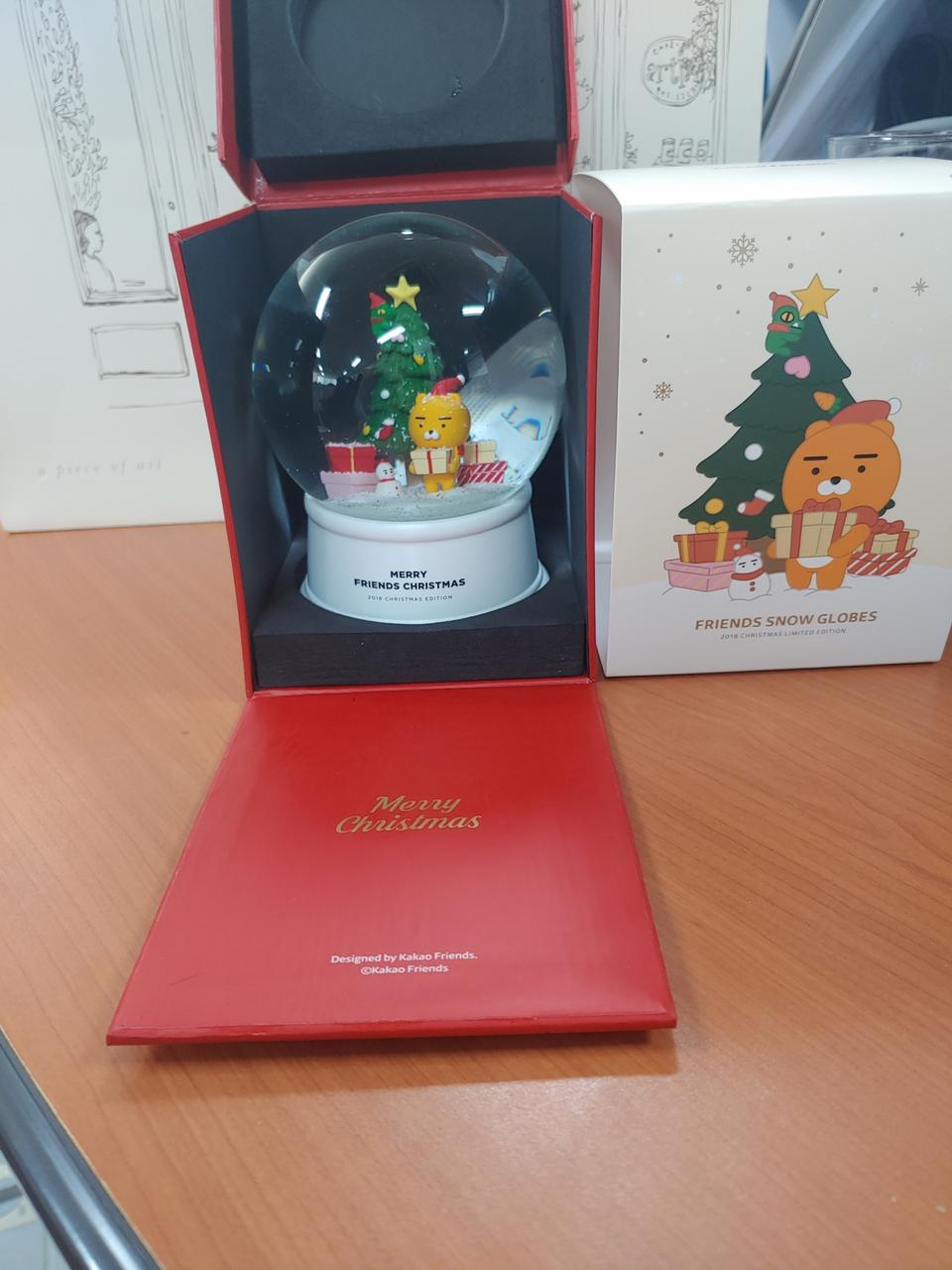 카카오프렌즈 크리스마스 스노우볼