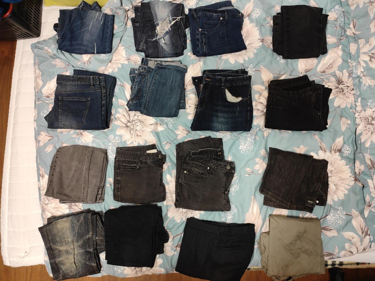 옷장정리 남자 청바지_바지팔아요 (종류많음주의)