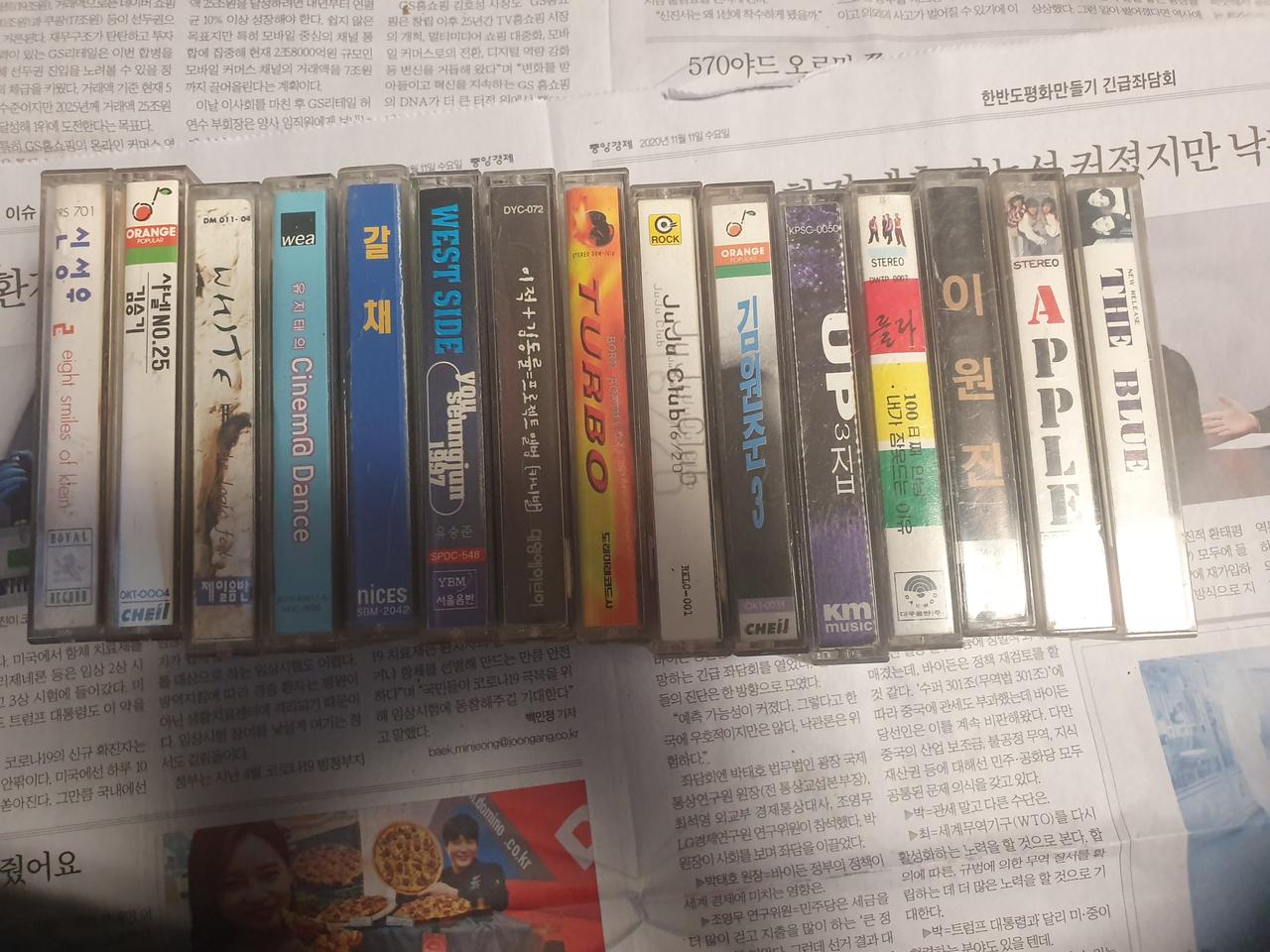 국내 카세트테이프 77장