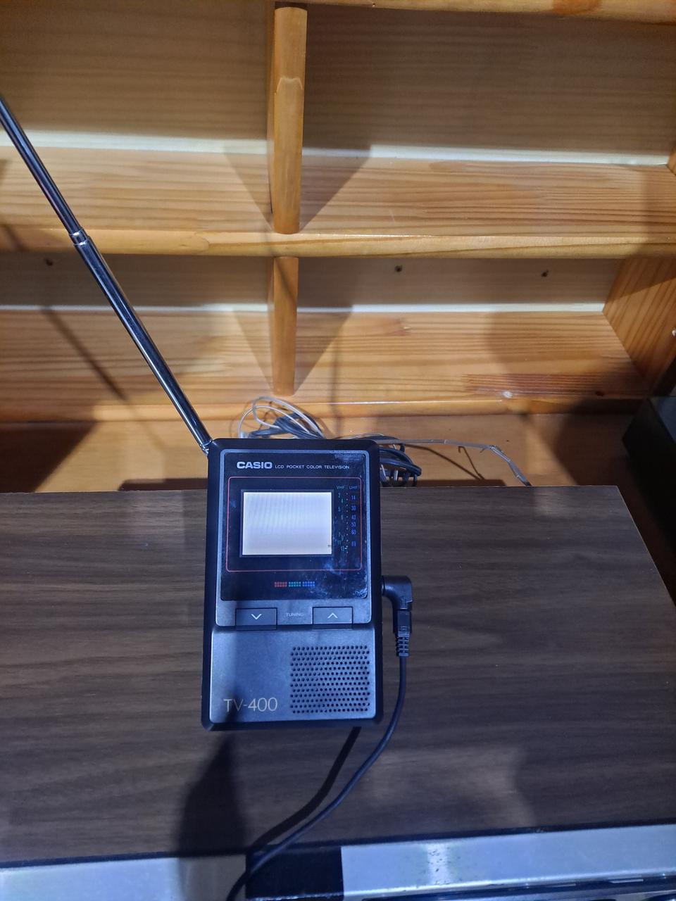 빈티지 CASIO TV-400 포터블  TV