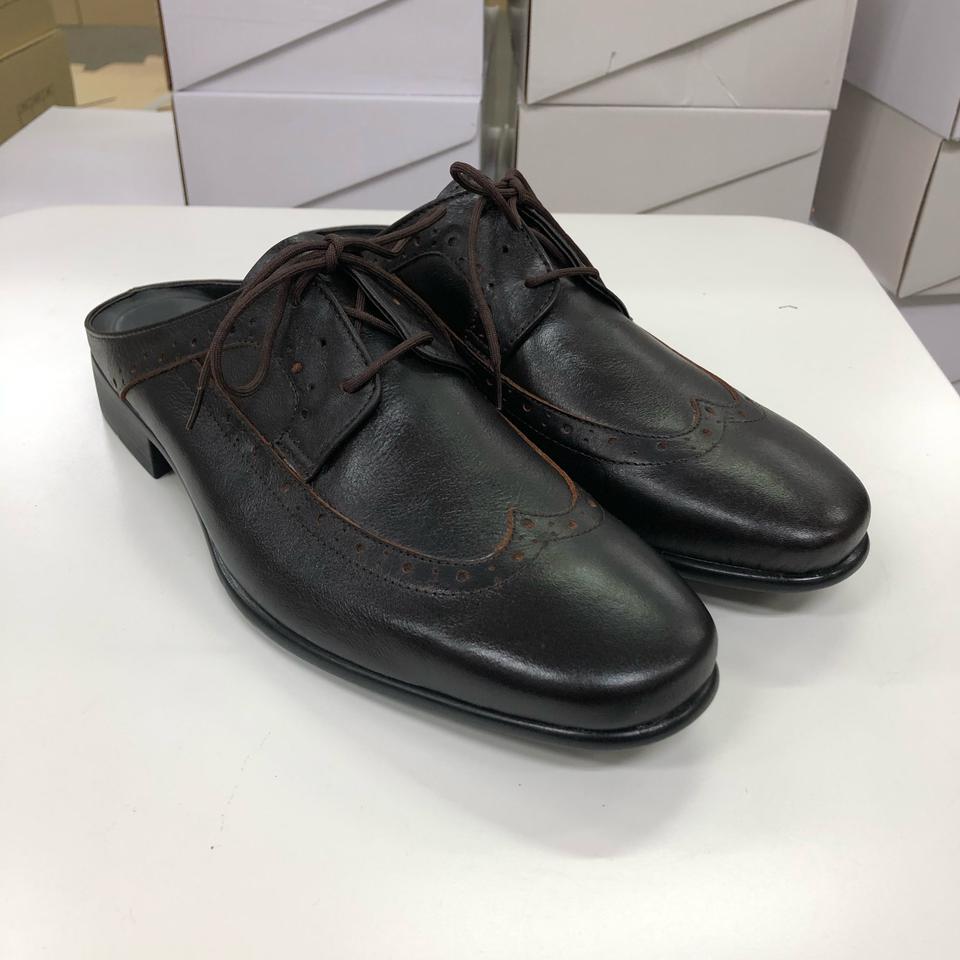 250-280 천연소가죽 남자슬리퍼 남성사무실실내화83번