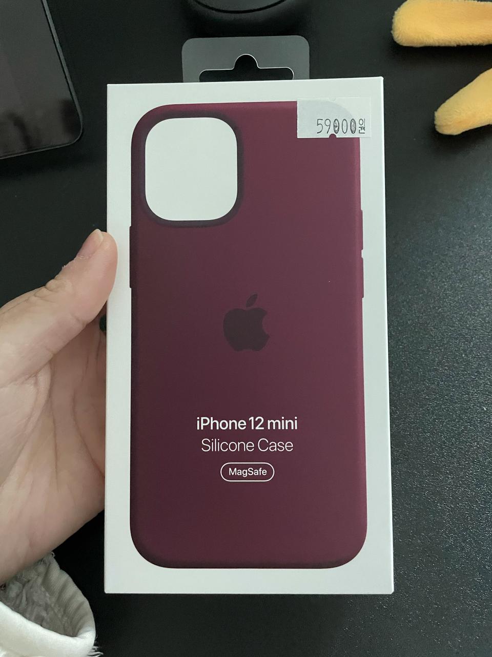 아이폰 12미니 애플정품 실리콘 맥세이프 케이스