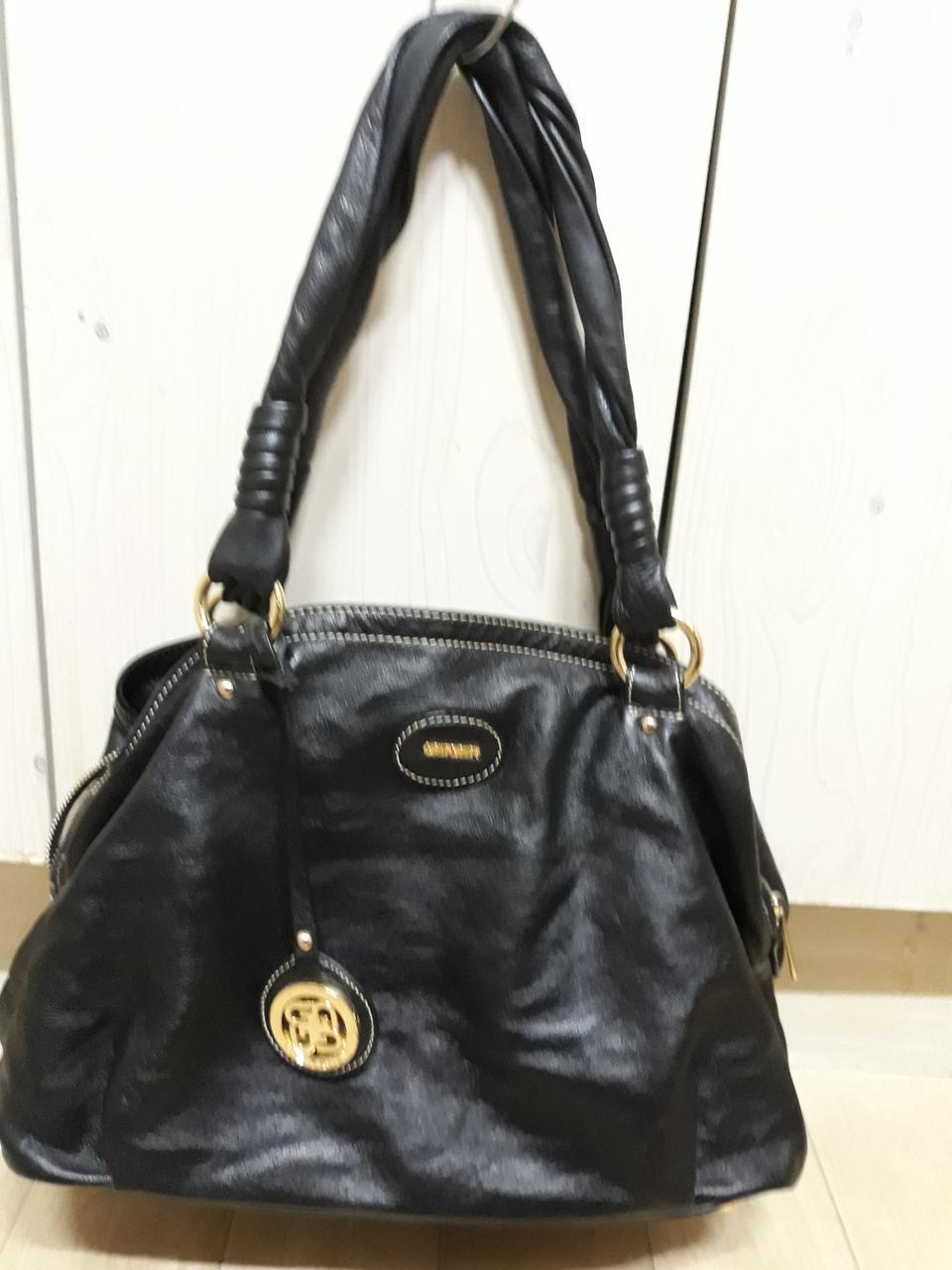 정품 가이거 가죽숄더가방