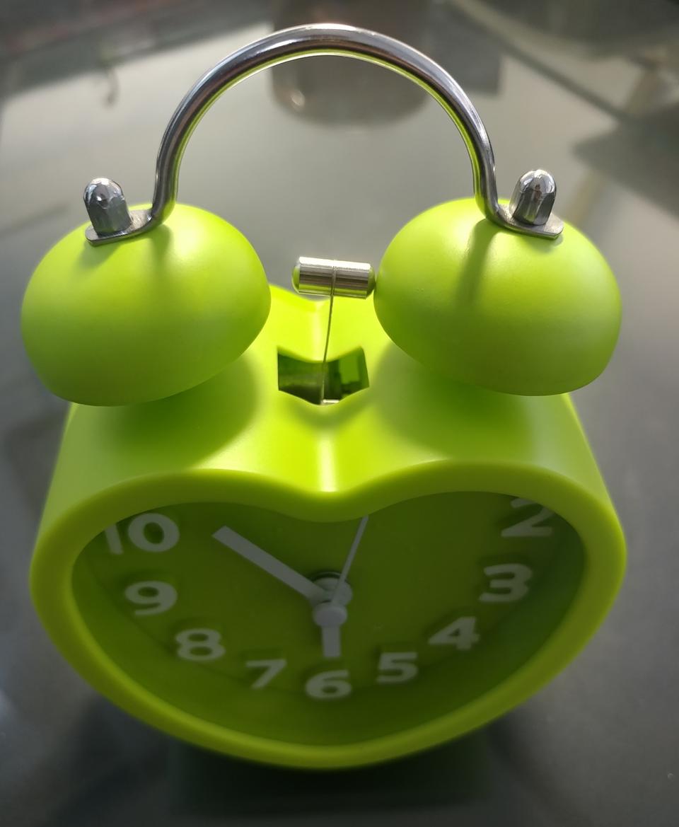 (새제품)Twin bell alarm clock