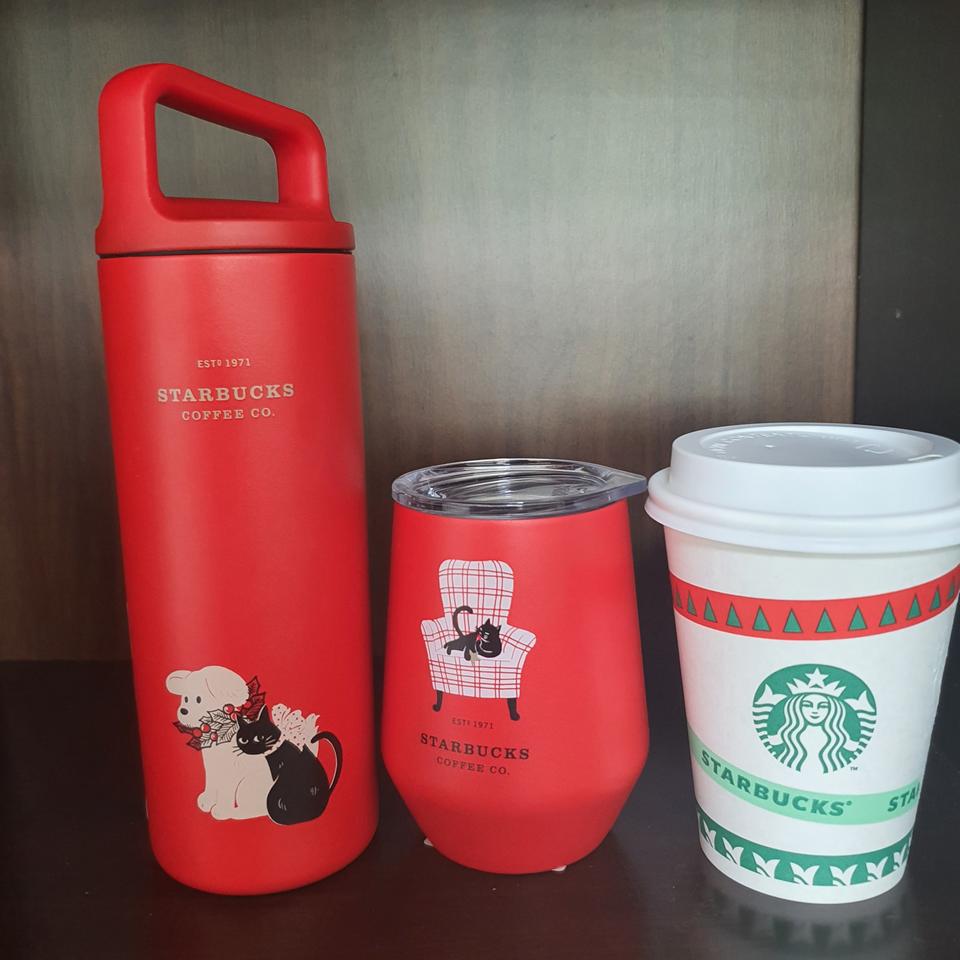 미개봉 스타벅스 20 미르 홀리데이 블랙캣 텀블러 일괄