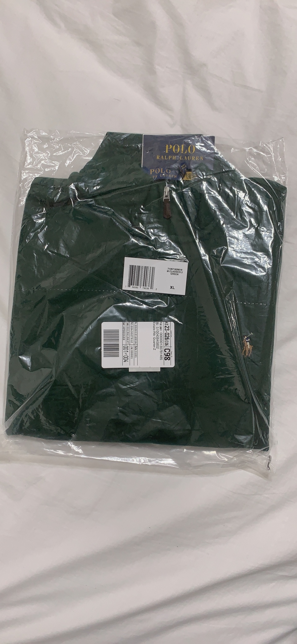 폴로 남성 반집업