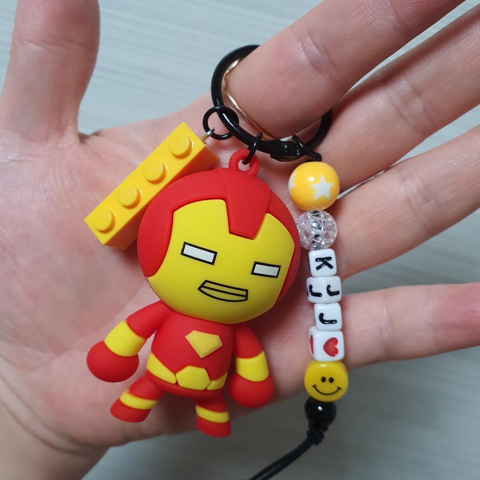 네임택키링  이니셜키링