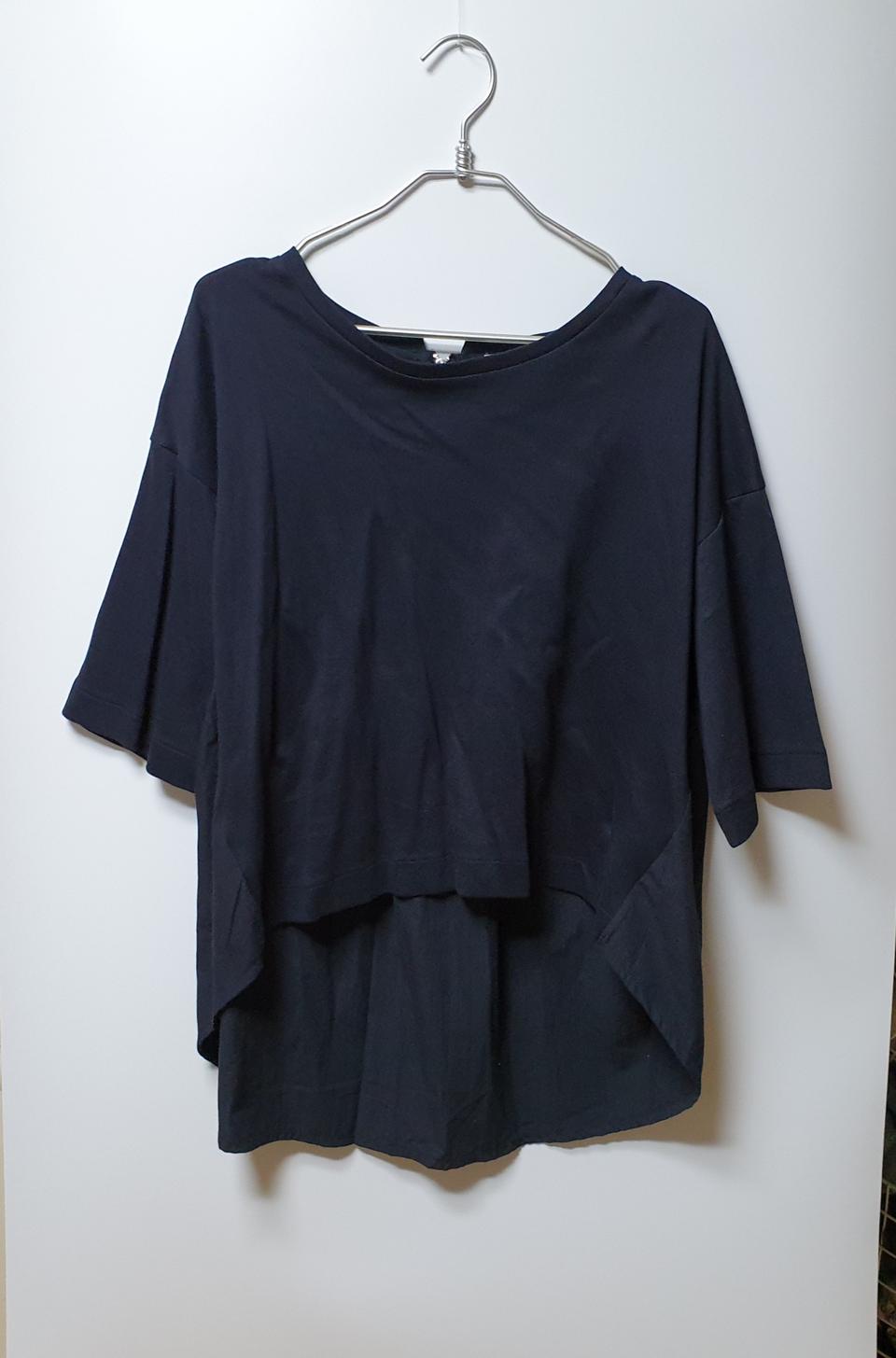 XL 여자 GU 라운드 반방 반팔티