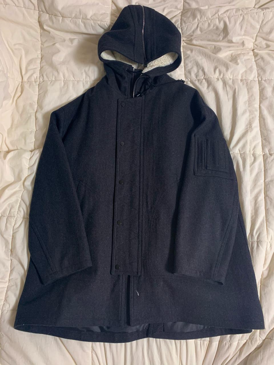 퓨어옴므) 후드울자켓