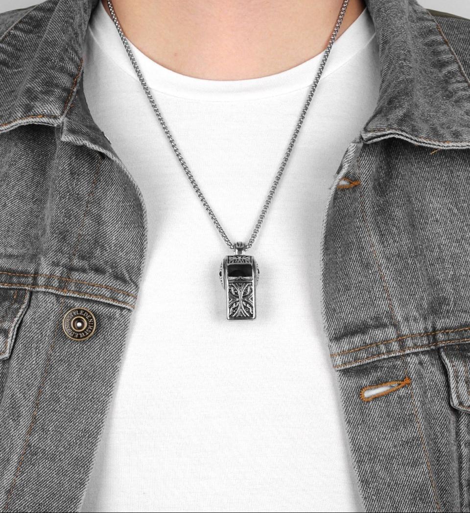 호루라기 펜던트 목걸이