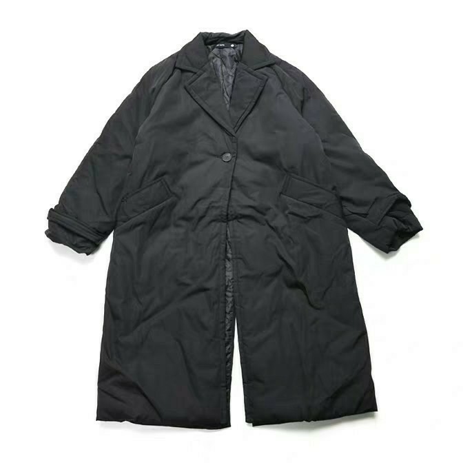 오버핏 누빔코트