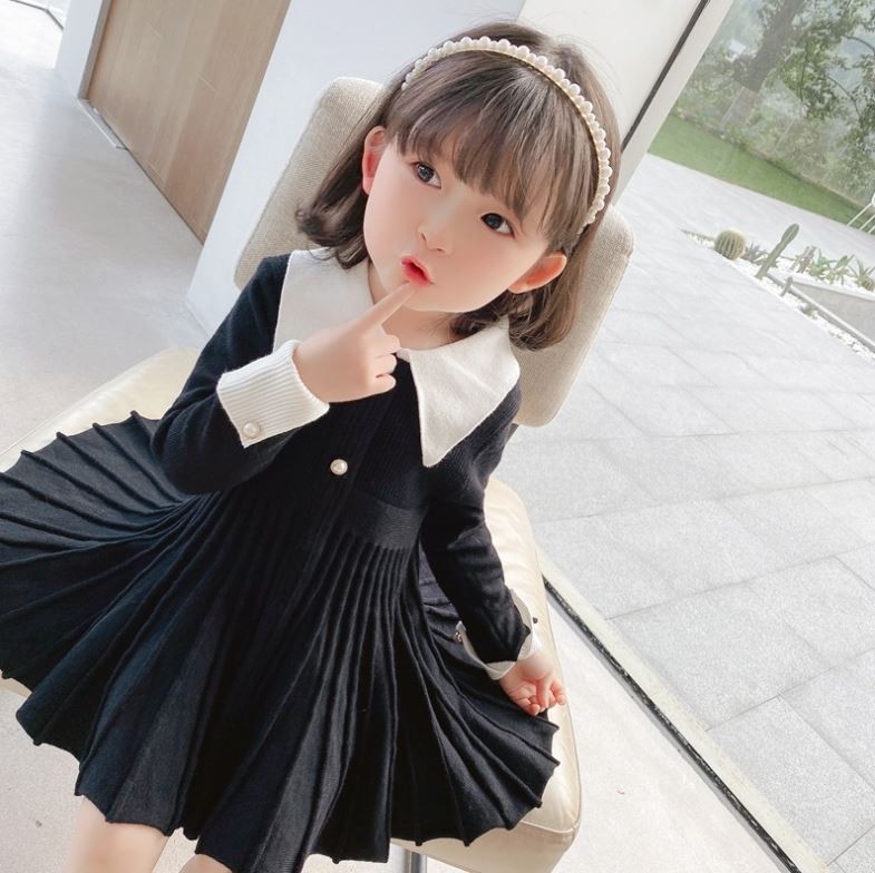 여아 니트 겨울 원피스 가을