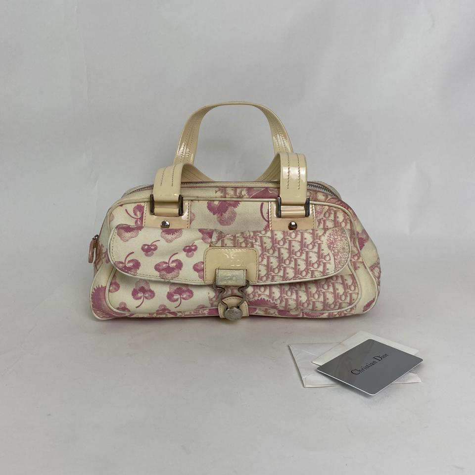 (정품)디올 오블리크 체리 토트백