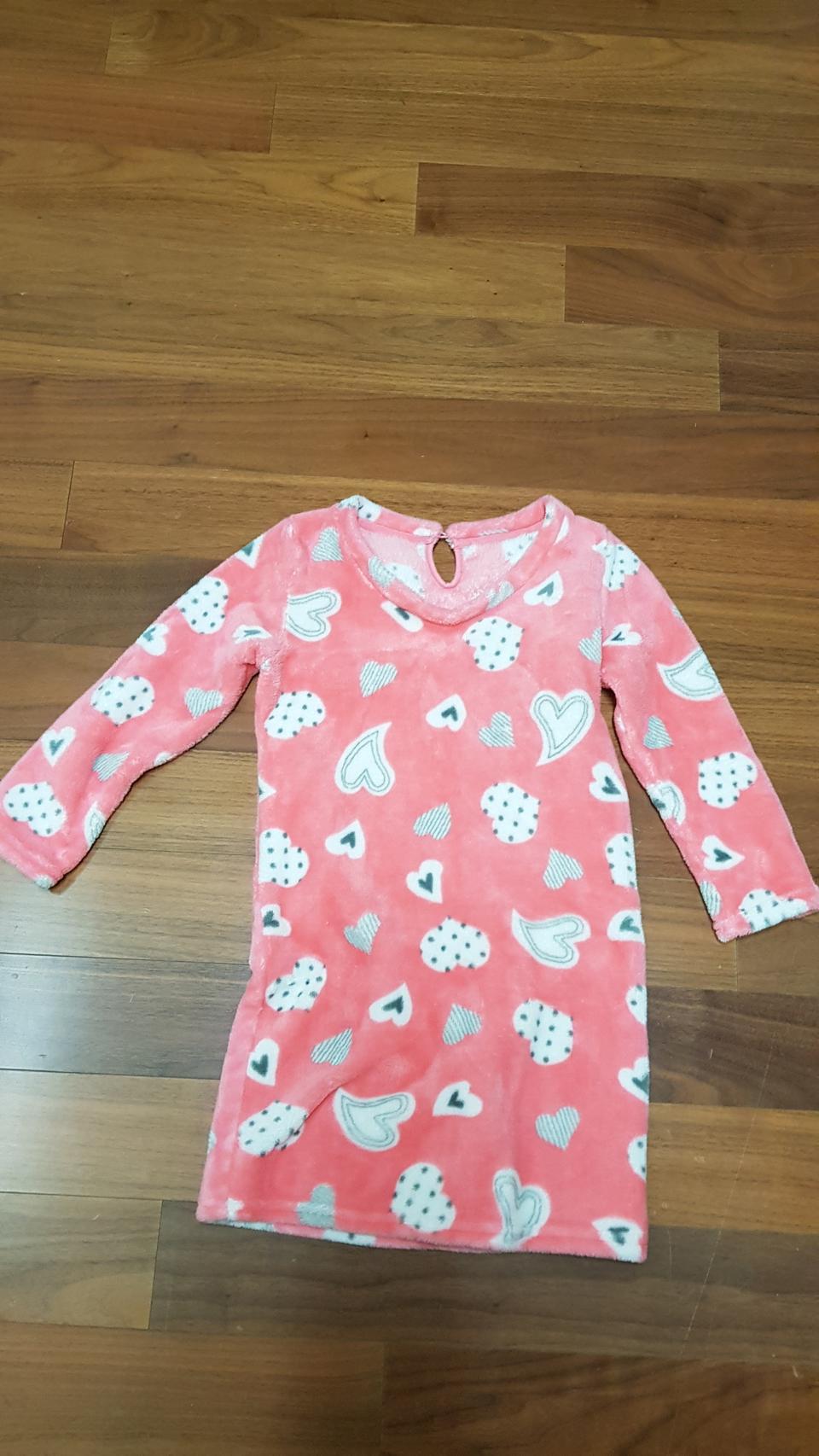 엄마랑 커플 여아 밍크 수면 원피스잠옷