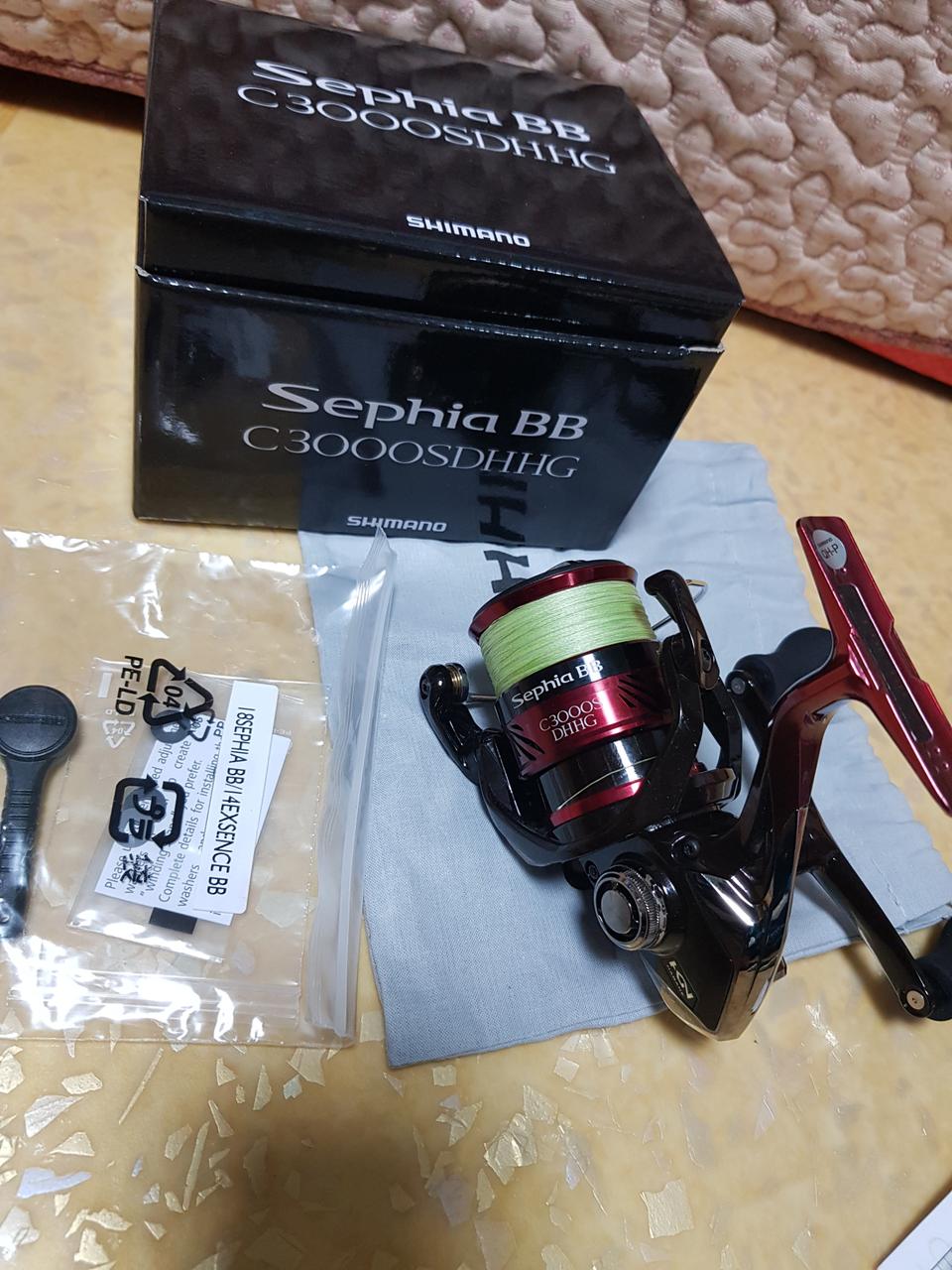 시마노 Sephia BB 스피닝 더블핸들릴