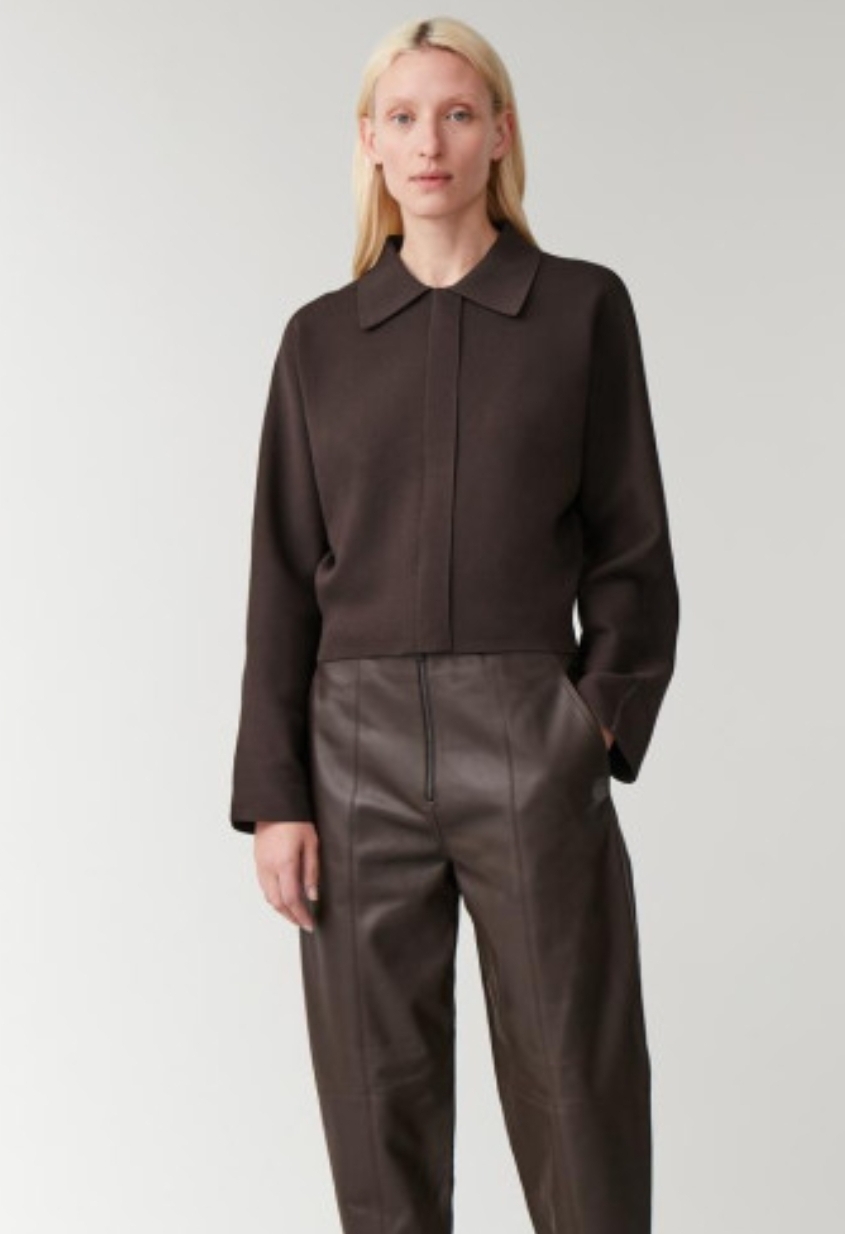 코스 니티드 크롭 자켓(무료배송)