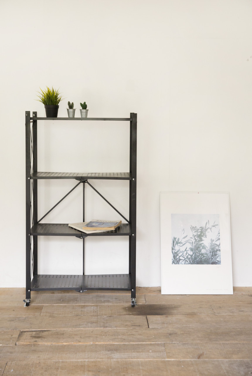 저가형비교불가 짱짱한접이식선반 4단 720x1250x350 진짜 짱짱해요