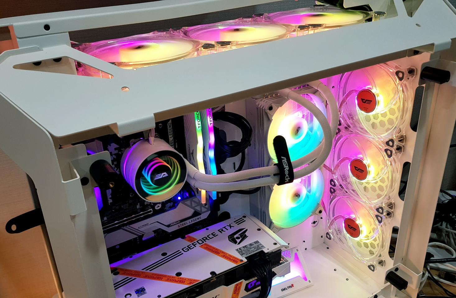 수냉화이트AMD5800600XRTX3050607080ti배그게이밍컴퓨터