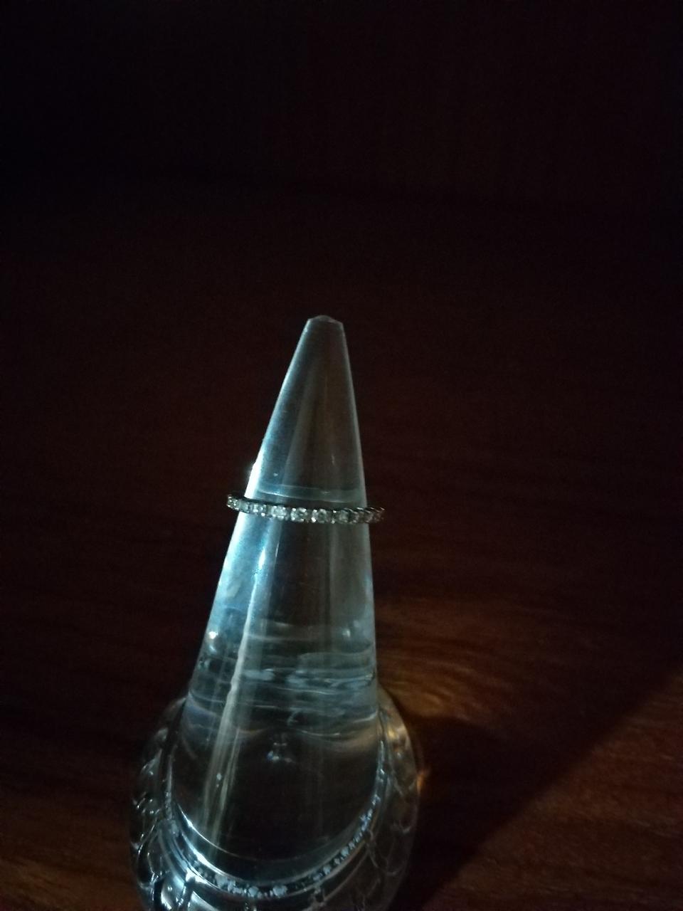 18K화이트골드반지 다이아반지 다이아가드링 여자선물 여친선물 5호반지