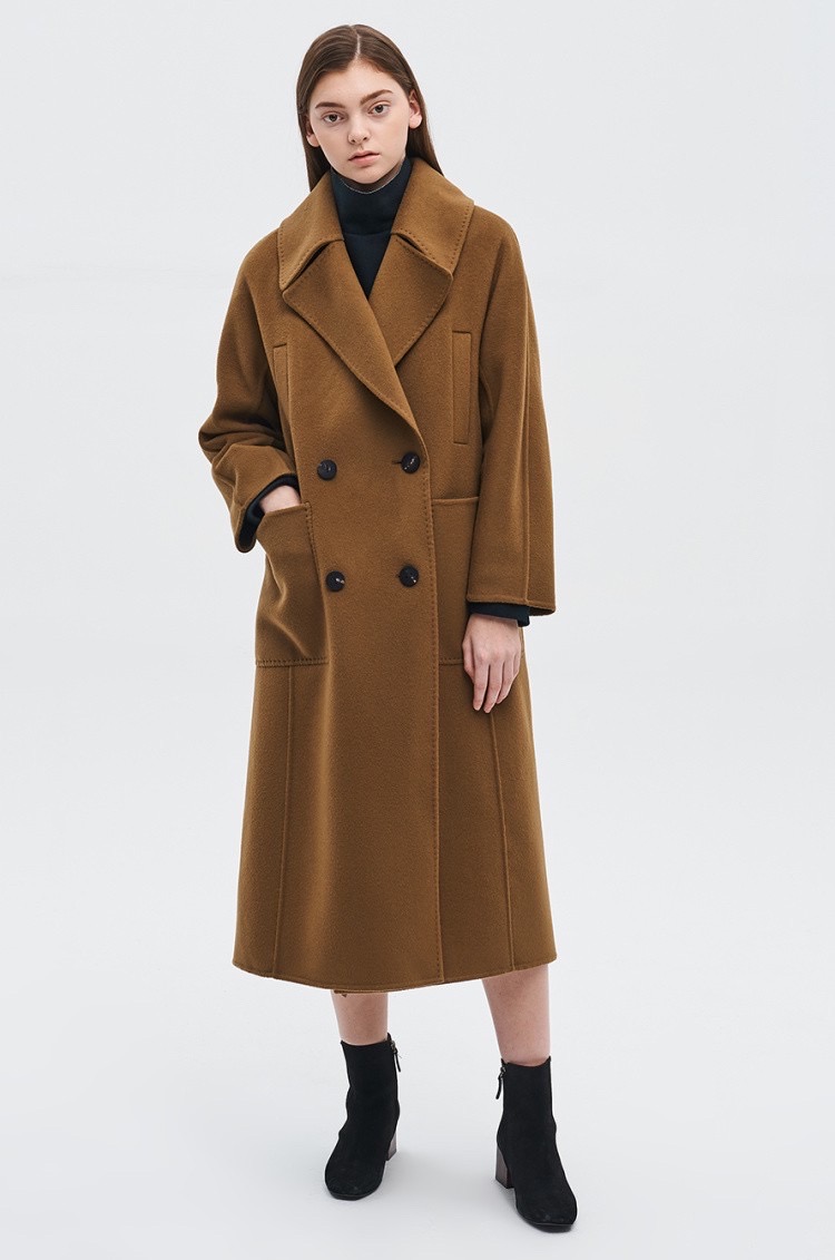 시스템 캐시미어 더블코트(가격내림)