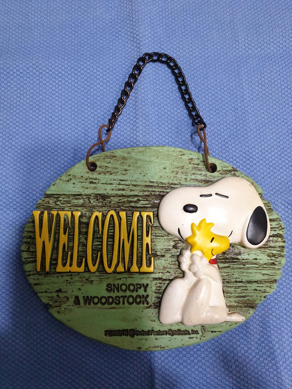 Hand Crafted 스누피앤우드스탁 걸이