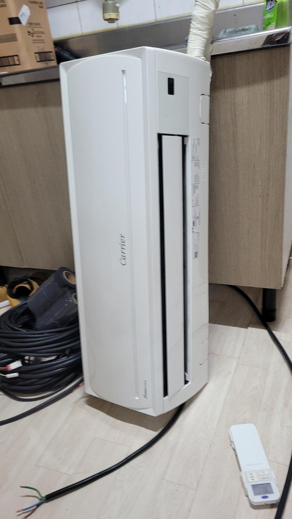 케리어 인버터 벽걸이 냉난방기 11평 17년식(고압 세척 완료)