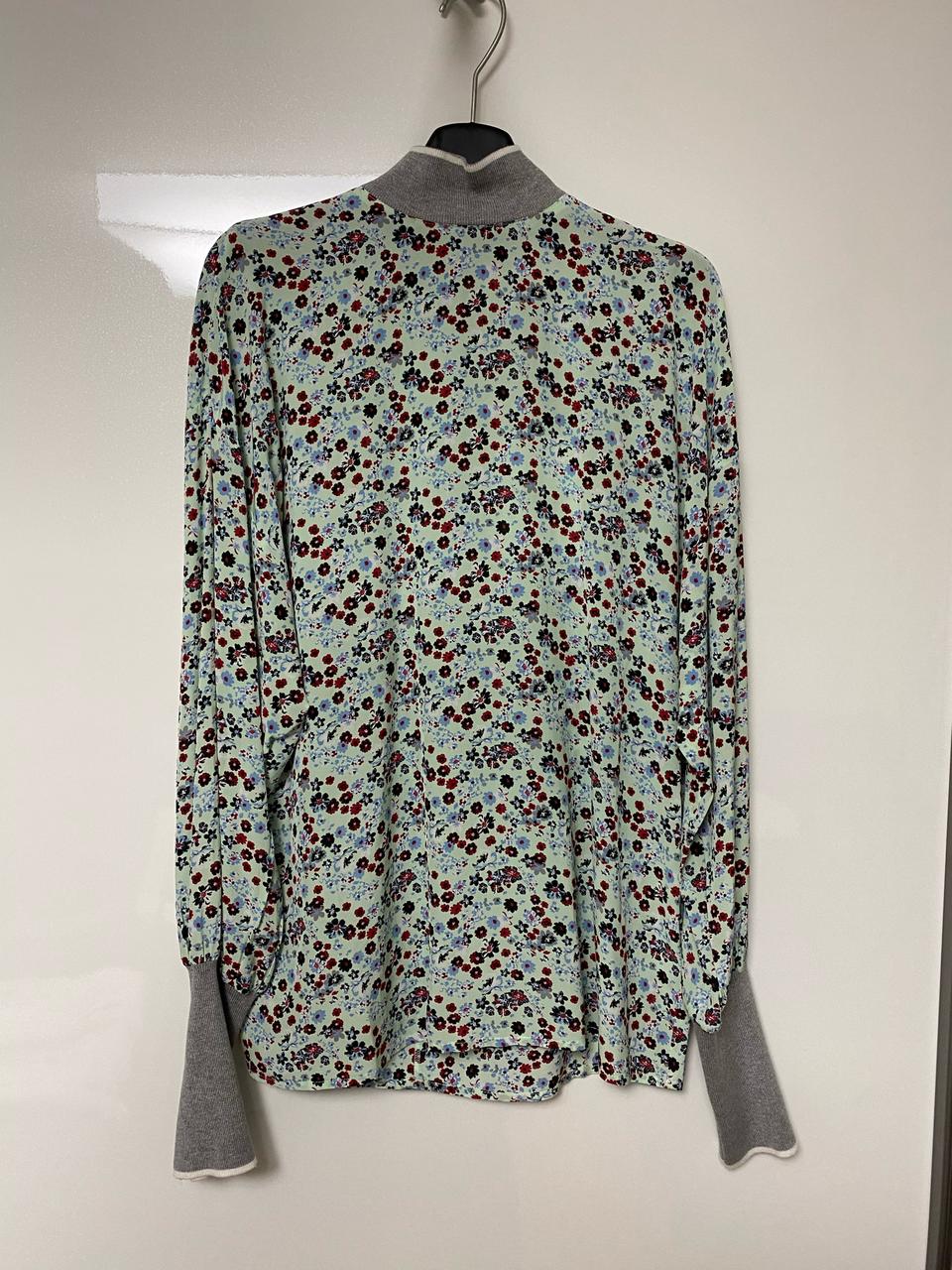 essentiel antwerp 에센셜 민트색 블라우스