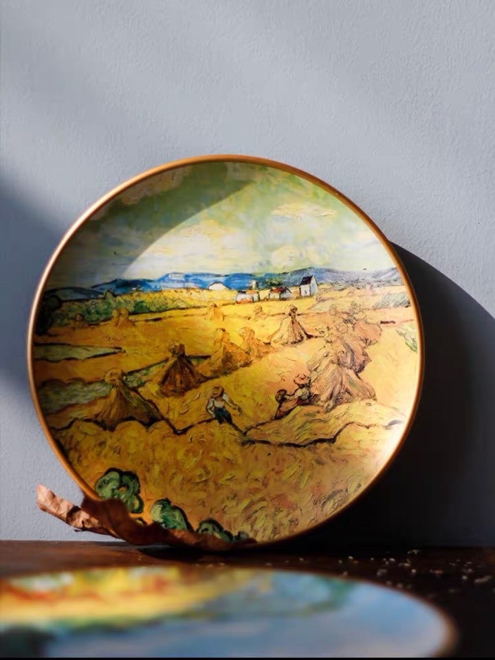 도자기 유화액자