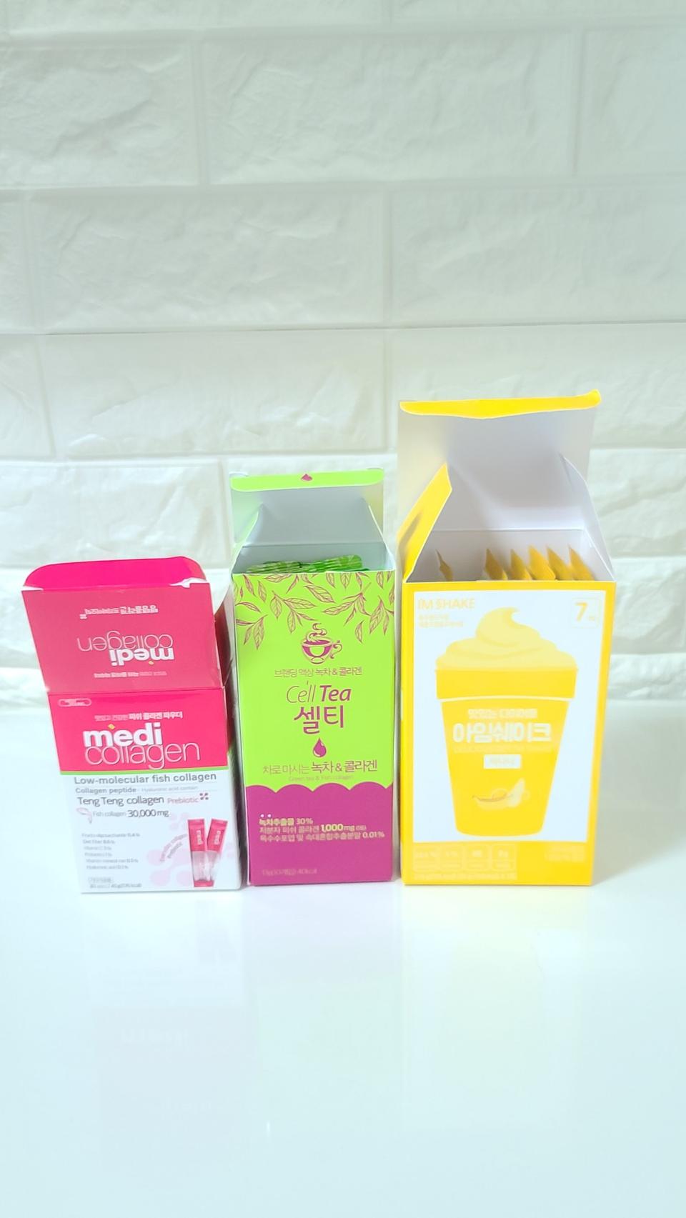 일괄 다이어트 아임쉐이크 탱탱콜라겐  셀티 녹차 콜라겐