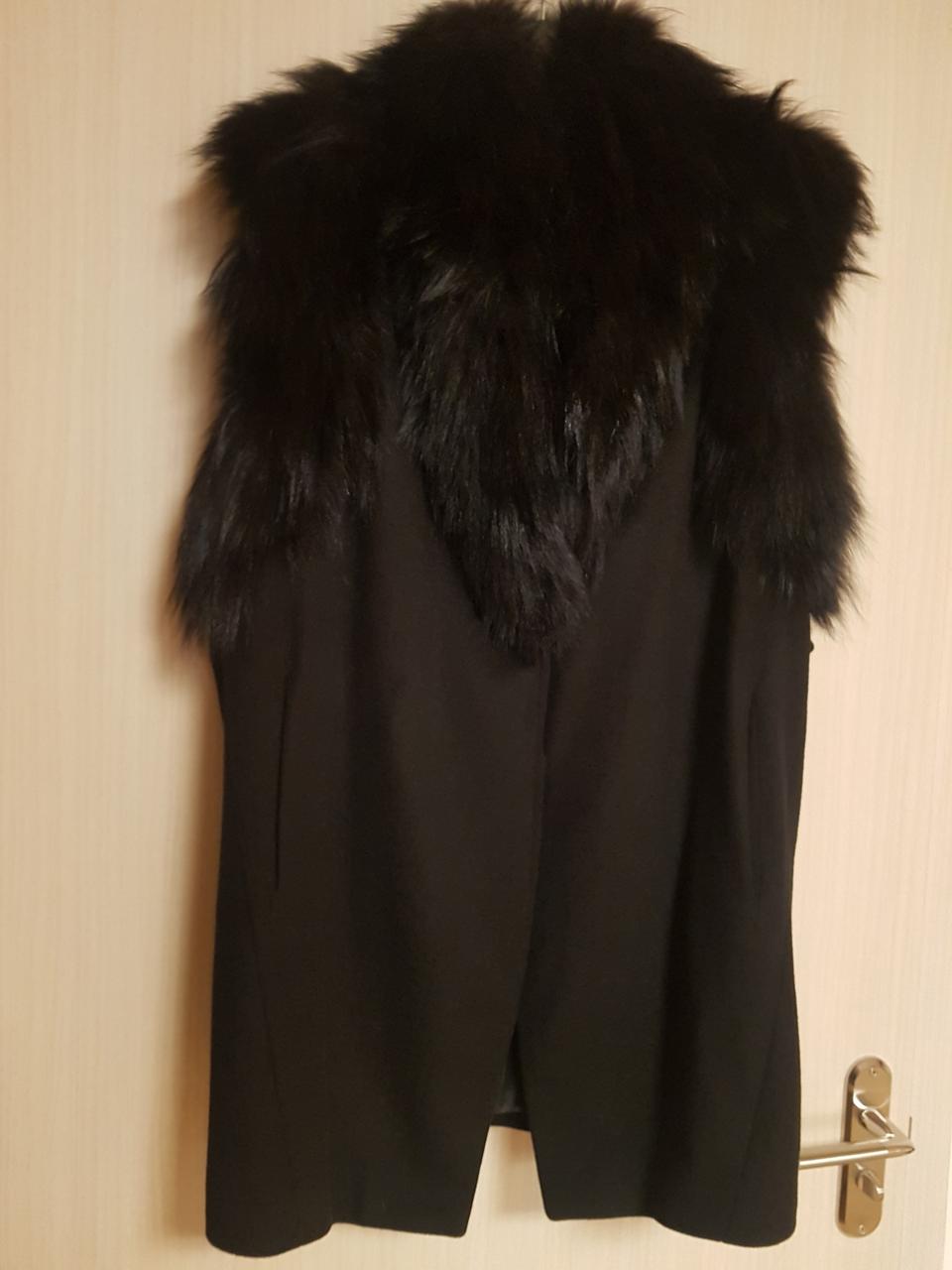 새제품 레쥬렉션 폭스 퍼 캐시미어 베스트 77