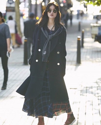 럭키슈에뜨 플레어 코트