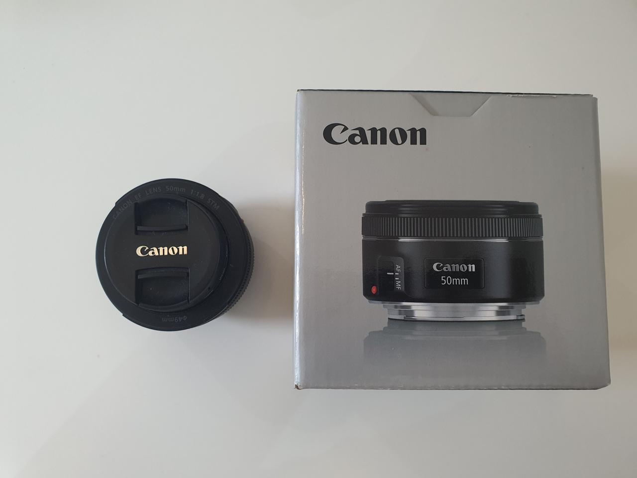 캐논 ef 50mm 1.8 stm + 후드