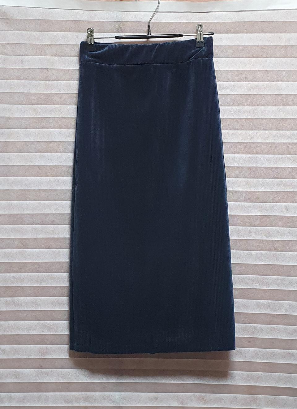 골덴 스판 두툼 기모 롱 스커트