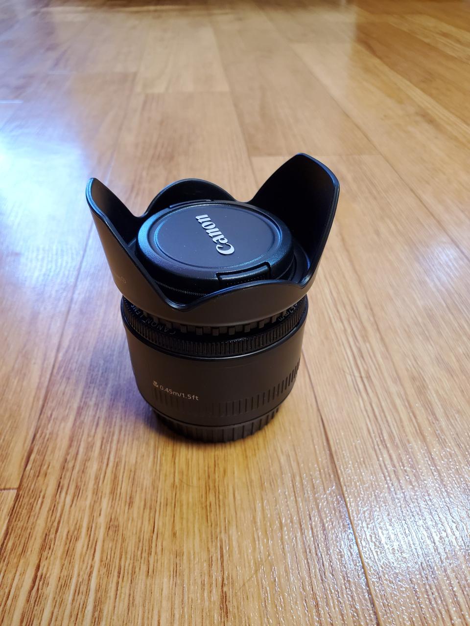 캐논 쩜팔렌즈 여친렌즈 6만원