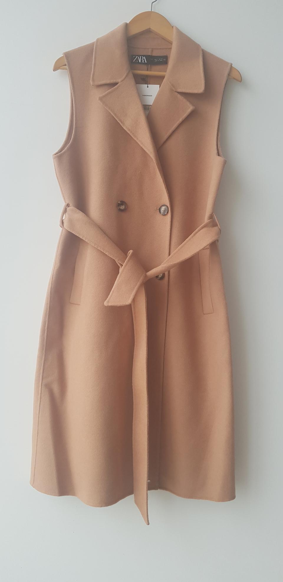 (새상품) 자라 민소매 울코트